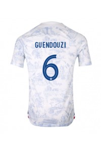 Frankrike Matteo Guendouzi #6 Fotballdrakt Borte Klær VM 2022 Korte ermer
